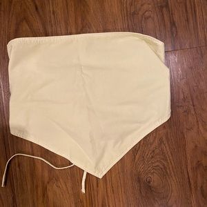 Lime green Zara crop top